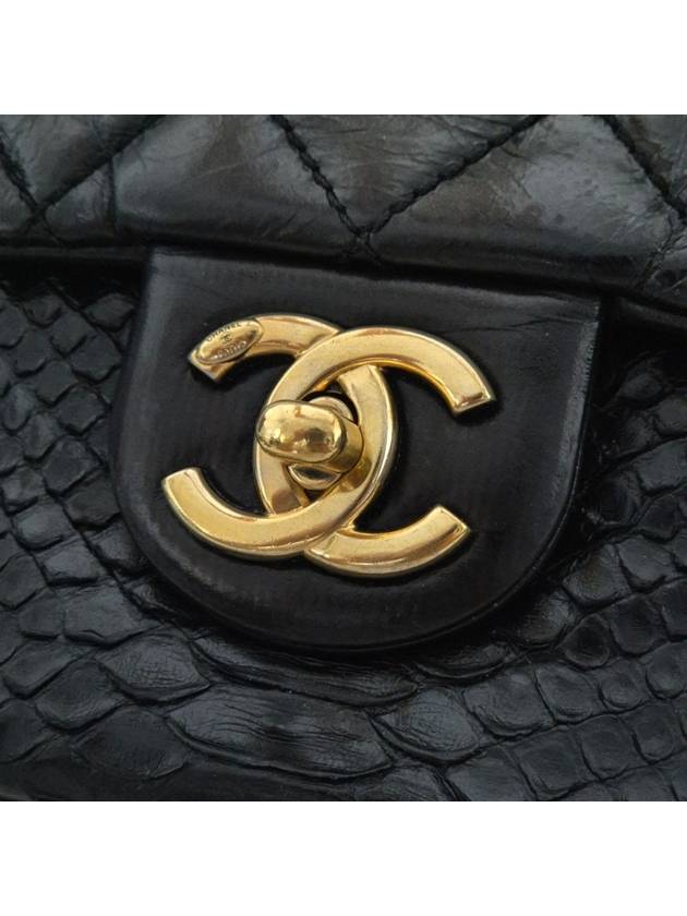 Python chain crossbag shoulder bag black - CHANEL - BALAAN 5