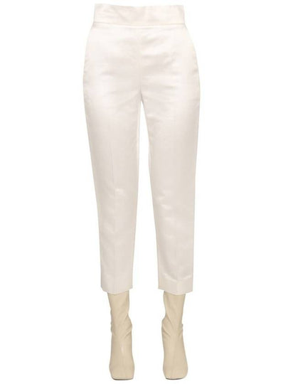 Geisha Straight Pants Optical White - MAX MARA - BALAAN 2