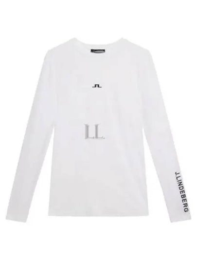 Golf Thor Logo Long Sleeve T-Shirt White - J.LINDEBERG - BALAAN 2