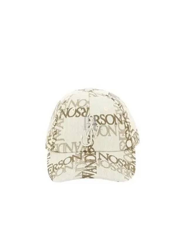 Embroidered Logo Jacquard Ball Cap Beige - JW ANDERSON - BALAAN 2