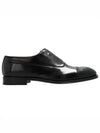 Men's Toe Cap Leather Oxford Black - SALVATORE FERRAGAMO - BALAAN 2