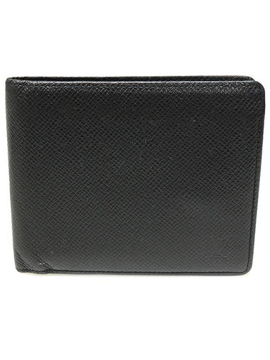 M30462 Ardoise Taiga leather Porte billets cartes credit wallet - LOUIS VUITTON - BALAAN 1