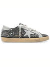 Ball Star Stud Low Top Sneakers Silver Black - GOLDEN GOOSE - BALAAN 2