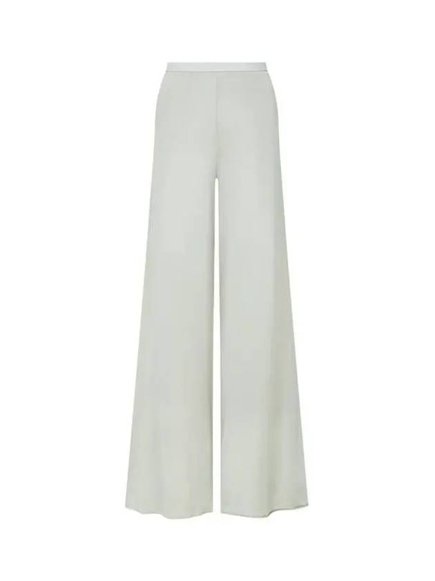 WOMEN Stretch Wide Banding Pants Gray - RICK OWENS - BALAAN 1