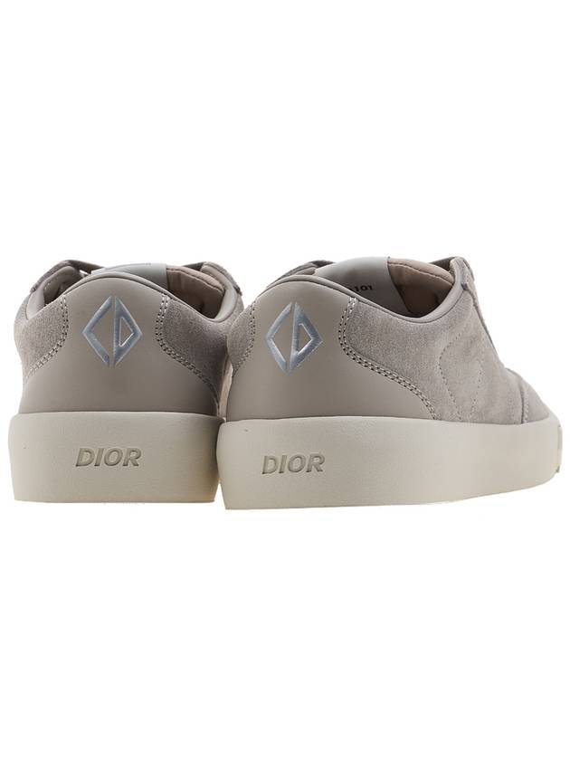 B101 Nubuck Calfskin Low Top Sneakers Grey - DIOR - BALAAN 5