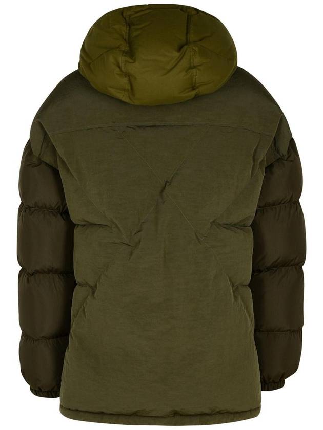 Dolce & Gabbana Green Cotton Blend Down Jacket - DOLCE&GABBANA - BALAAN 3