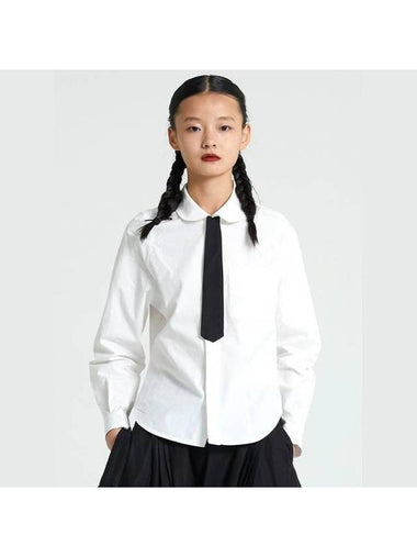 tie shirt white 56144316 - RAWMANTICS - BALAAN 1