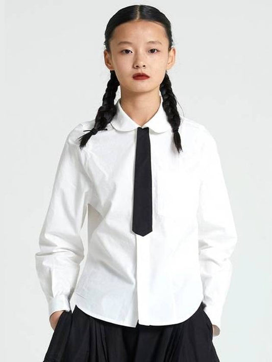 tie shirt white 56144316 - RAWMANTICS - BALAAN 1
