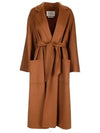 Ludmilla Belt Single Coat Tobacco - MAX MARA - BALAAN 2