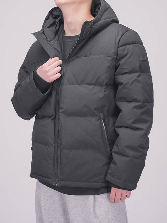 Allover hooded men's padded puffer jacket - DKNY - BALAAN 1