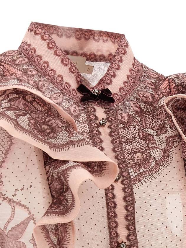 Zimmermann 'Crush Frilled' Shirt - ZIMMERMANN - BALAAN 4