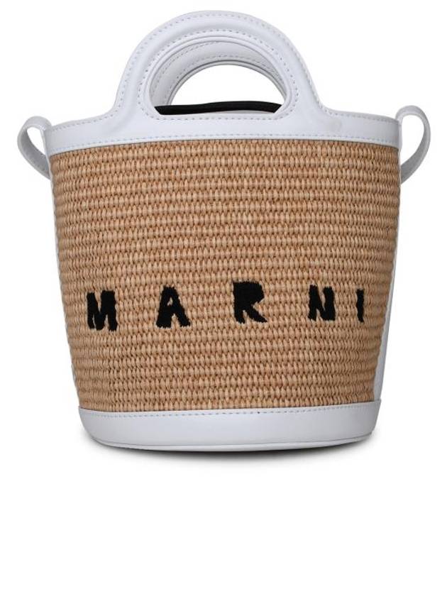 Tropicalia Small Bucket Bag White - MARNI - BALAAN 2