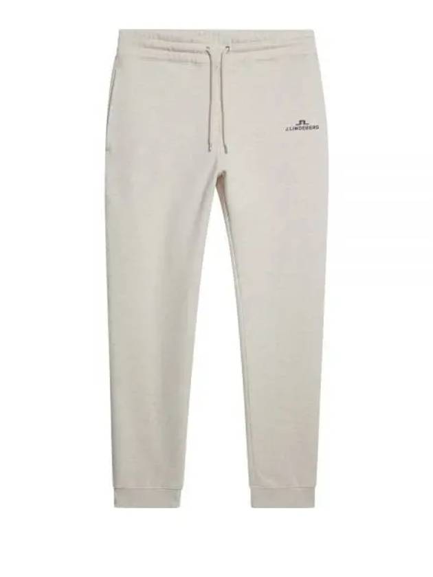 Alpha Logo Print Track Pants Beige - J.LINDEBERG - BALAAN 2