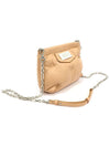 S56WF0161 Beige Grain Nappa Glam Slam Red Carpet Chain Mini Pouch Crossbody Bag - MAISON MARGIELA - BALAAN 3