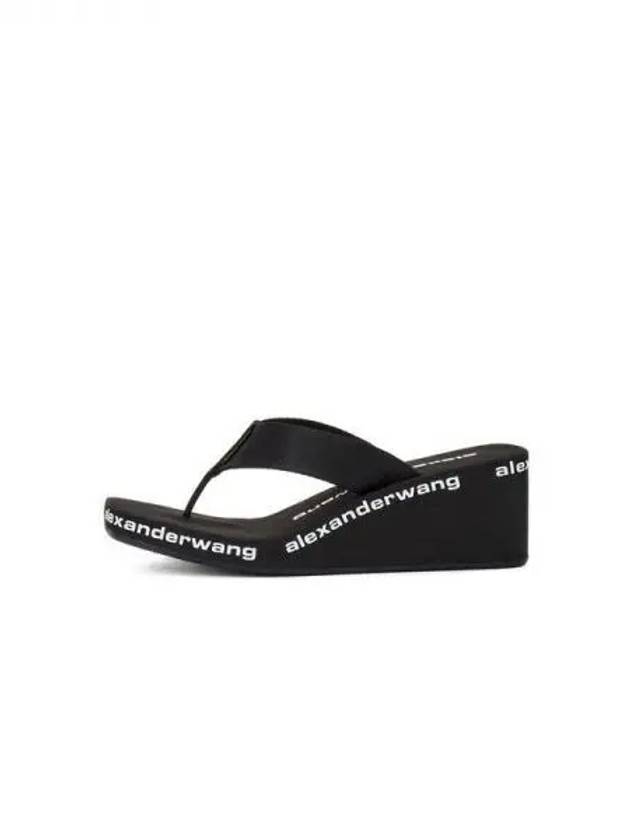 AW wedge flip flop black 271359 - ALEXANDER WANG - BALAAN 1