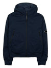 Pro-Tech Ribbed Hooded Jacket Navy - CP COMPANY - BALAAN 11