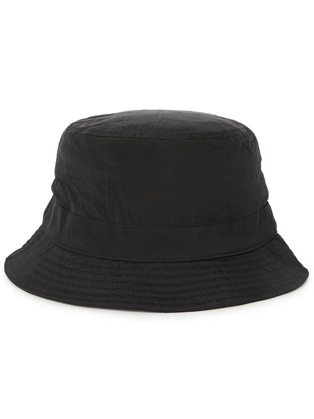 Logo Nylon Bucket Hat Black - STONE ISLAND - BALAAN 4