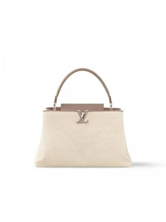 Capucines GM Souple Cross Bag Taupe - LOUIS VUITTON - BALAAN 1