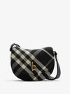 Rocking Horse Check Medium Shoulder Bag Black - BURBERRY - BALAAN 2