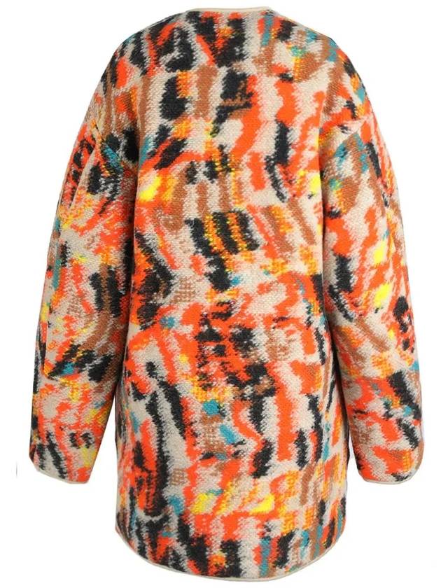 Himemma Reversible Fleece Single Coat Orange - ISABEL MARANT - BALAAN 4