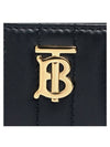 Quilted Leather Lola Card Case Black Light Gold - BURBERRY - BALAAN 7