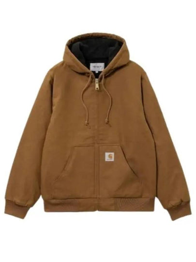 Logo Patch Active Jacket Brown - CARHARTT WIP - BALAAN 2