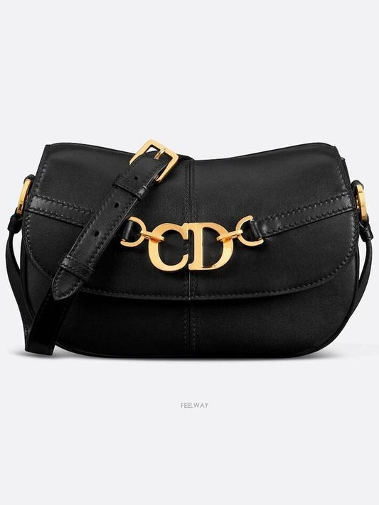 Small CD Besace Bag Calfskin Black - DIOR - BALAAN 2