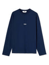 Micro Logo Long Sleeve T-Shirt Navy - MSGM - BALAAN 2