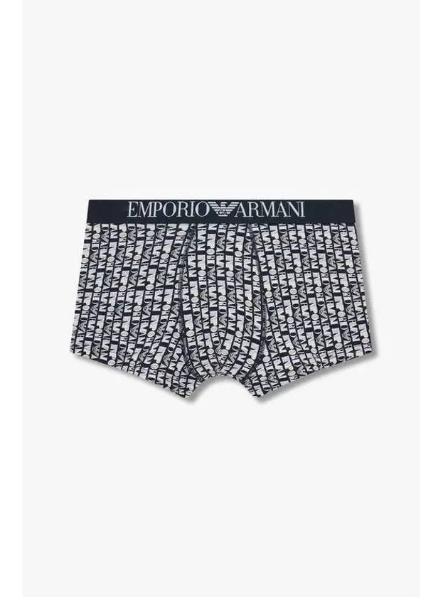 UNDERWEAR Men s Colorful Logo Pattern Drawn Dark Blue - EMPORIO ARMANI - BALAAN 1