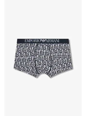 UNDERWEAR Men s Colorful Logo Pattern Drawn Dark Blue - EMPORIO ARMANI - BALAAN 1