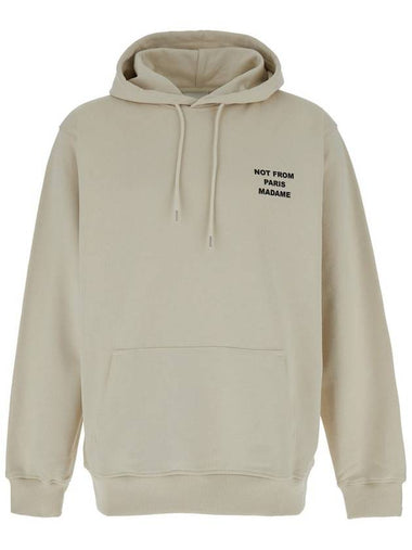 Beige Hoodie With Logo In Cotton Man - DROLE DE MONSIEUR - BALAAN 1