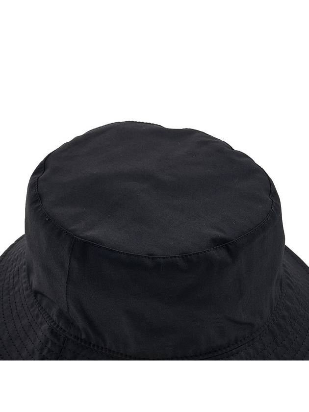 Embroidered Micro Logo Cotton Bucket Hat Black - MSGM - BALAAN 9