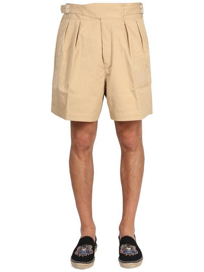 twill shorts beige - KENZO - BALAAN 2