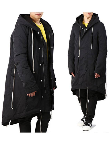 DU17F2962 MU 09 Dark Shadow Fishtail Parka - RICK OWENS - BALAAN 1