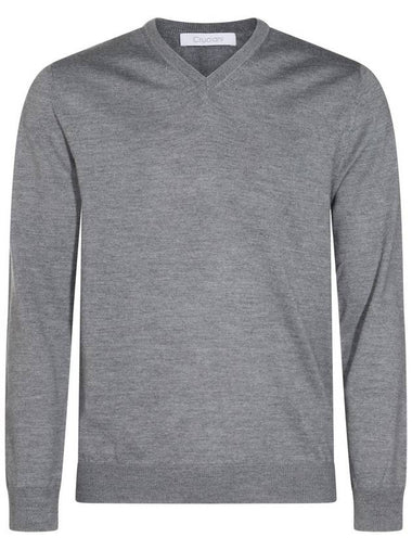 Cruciani Grey Wool Knitwear - CRUCIANI - BALAAN 1