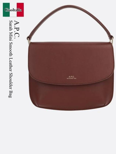 Sara Mini Shoulder Bag Nut Brown - A.P.C. - BALAAN 2