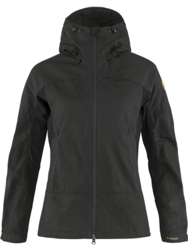 ABISKO LITE TREK JACKET W DARK GREY/BLACK - FJALL RAVEN - BALAAN 1