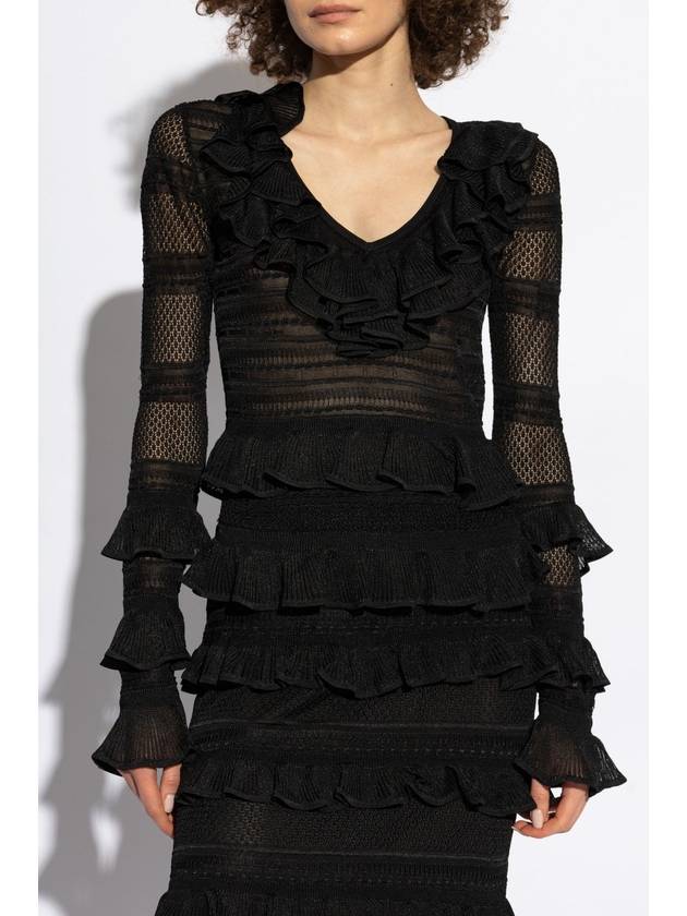 Zimmermann Top With Ruffles, Women's, Black - ZIMMERMANN - BALAAN 3