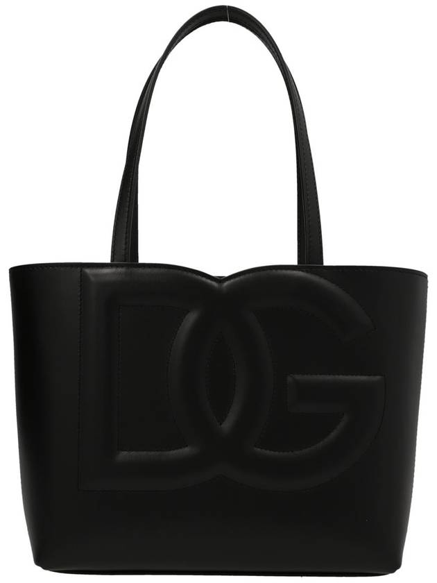 Logo Embossing Small Tote Bag Black - DOLCE&GABBANA - BALAAN 2