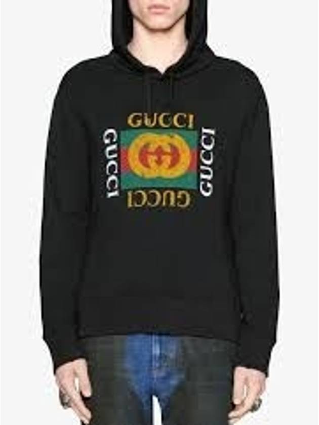 box logo vintage hoodie - GUCCI - BALAAN 7