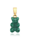 Glitter Nostalgia Bear Classic Connector Pendant Green Haze - CRYSTAL HAZE - BALAAN 3