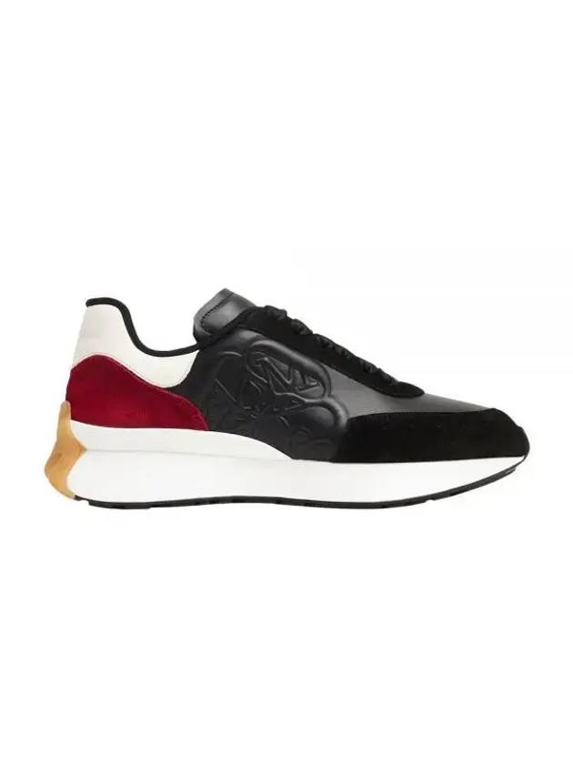 Sprint Runner Low Top Sneakers Black - ALEXANDER MCQUEEN - BALAAN 1