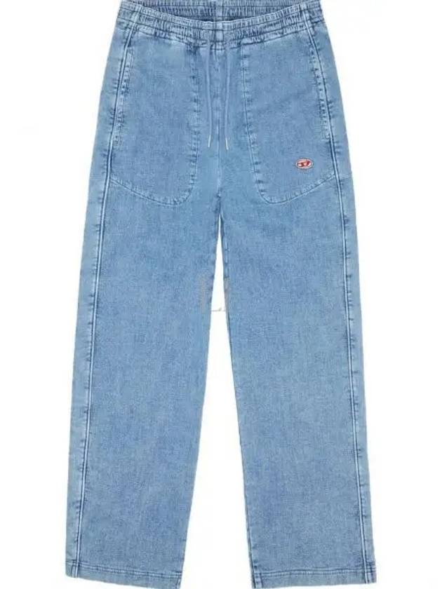 D Martians Track Jeans Light Blue - DIESEL - BALAAN 2