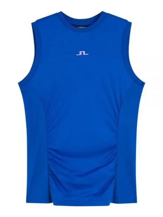 Women's Hannah Top Surf the Web Blue - J.LINDEBERG - BALAAN 2