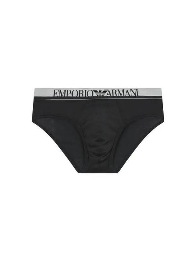 UNDERWEAR Men s Line Banding Solid Briefs Black 271038 - EMPORIO ARMANI - BALAAN 1