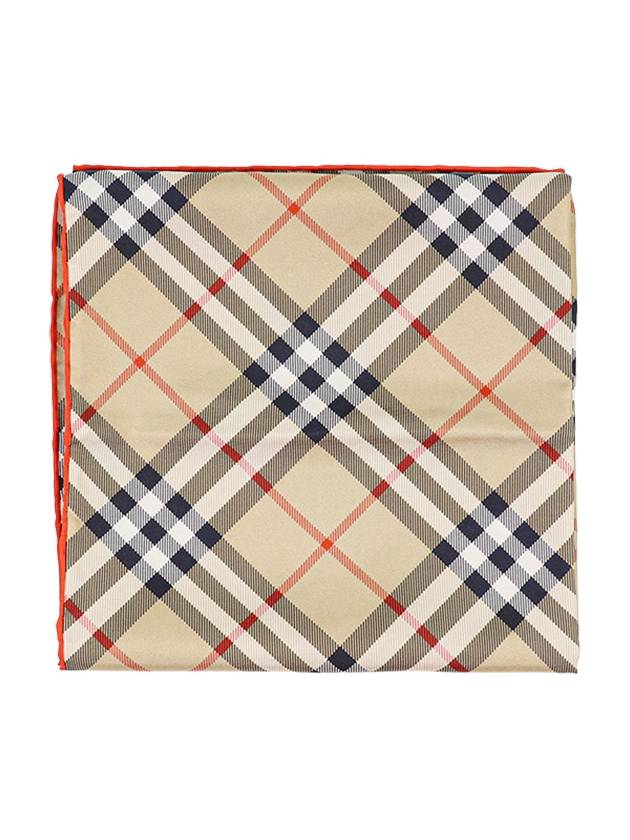 Vintage Check Silk Muffle Beige - BURBERRY - BALAAN 3