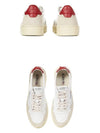 Medalist Low Top Sneakers Red White - AUTRY - BALAAN 6