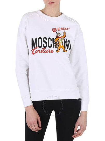 Kellogg Tony Logo Print Sweatshirt White - MOSCHINO - BALAAN 2