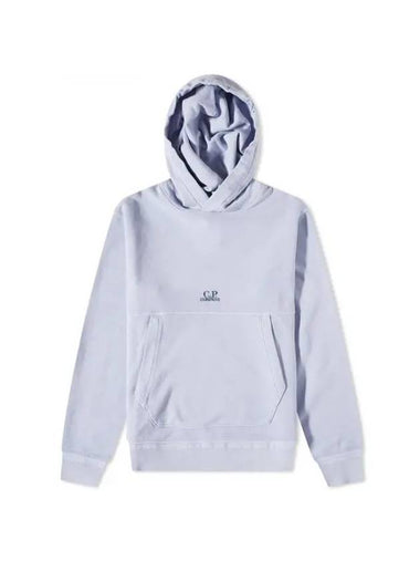 Central Logo Hoodie Cosmic Sky - CP COMPANY - BALAAN 1