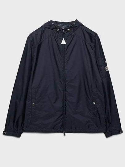 Etiache Rain Hooded Zip Up Blue - MONCLER - BALAAN 2